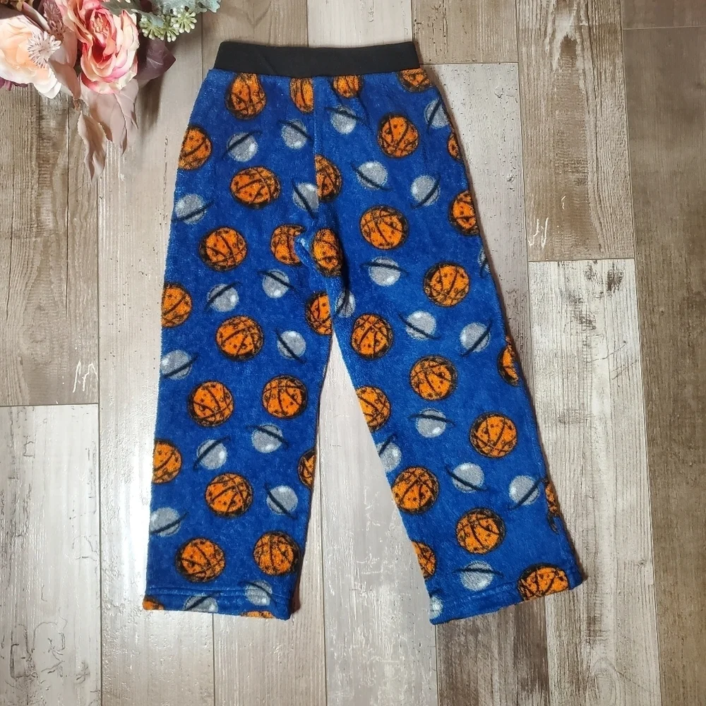 Wonder Nation Blue Orange and Gray Soft Space PJ Pajama Sleepwear Bottoms Pants